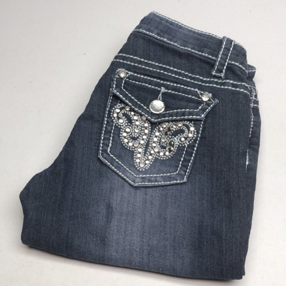 ROADRUNNER WIDE LEG DENIM CAPRI JEANS 4/27x20 ⭐️